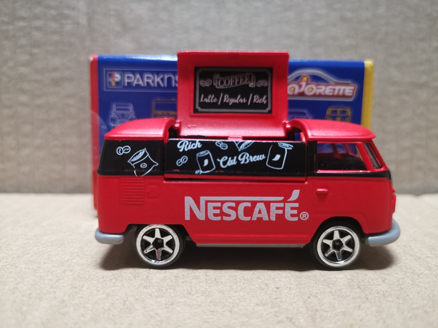 Majorette 1:64 Scale Hong Kong Exclusive Nescafe VW T1