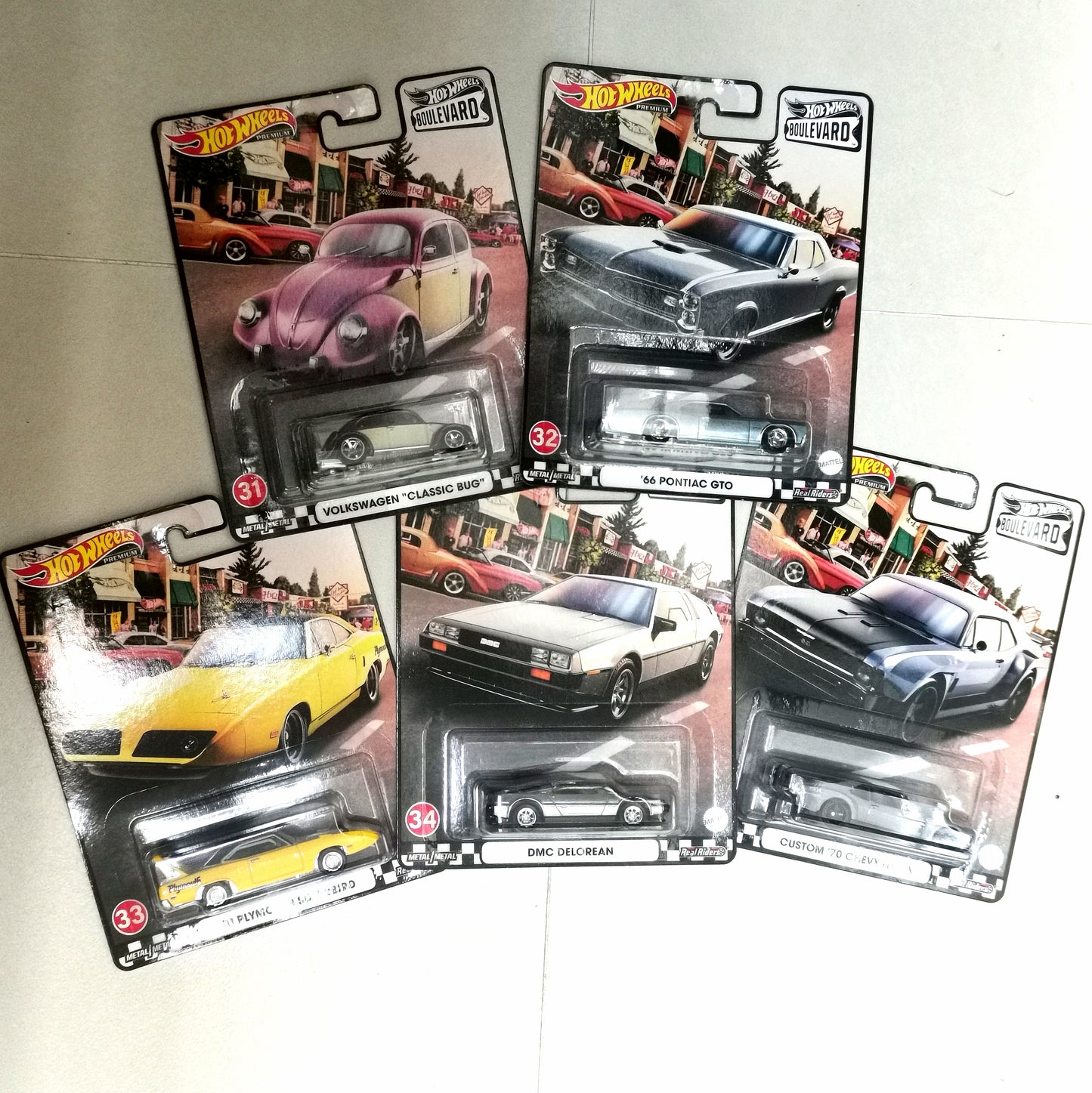 Hot Wheels Boulevard 2021 Mix G Set of 5 Hotwheels