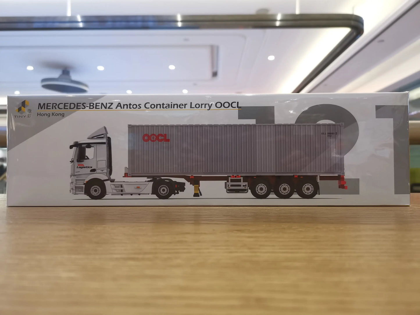 Tiny Tiny #121 1/64 Mercedes-Benz Actros OOCL Container