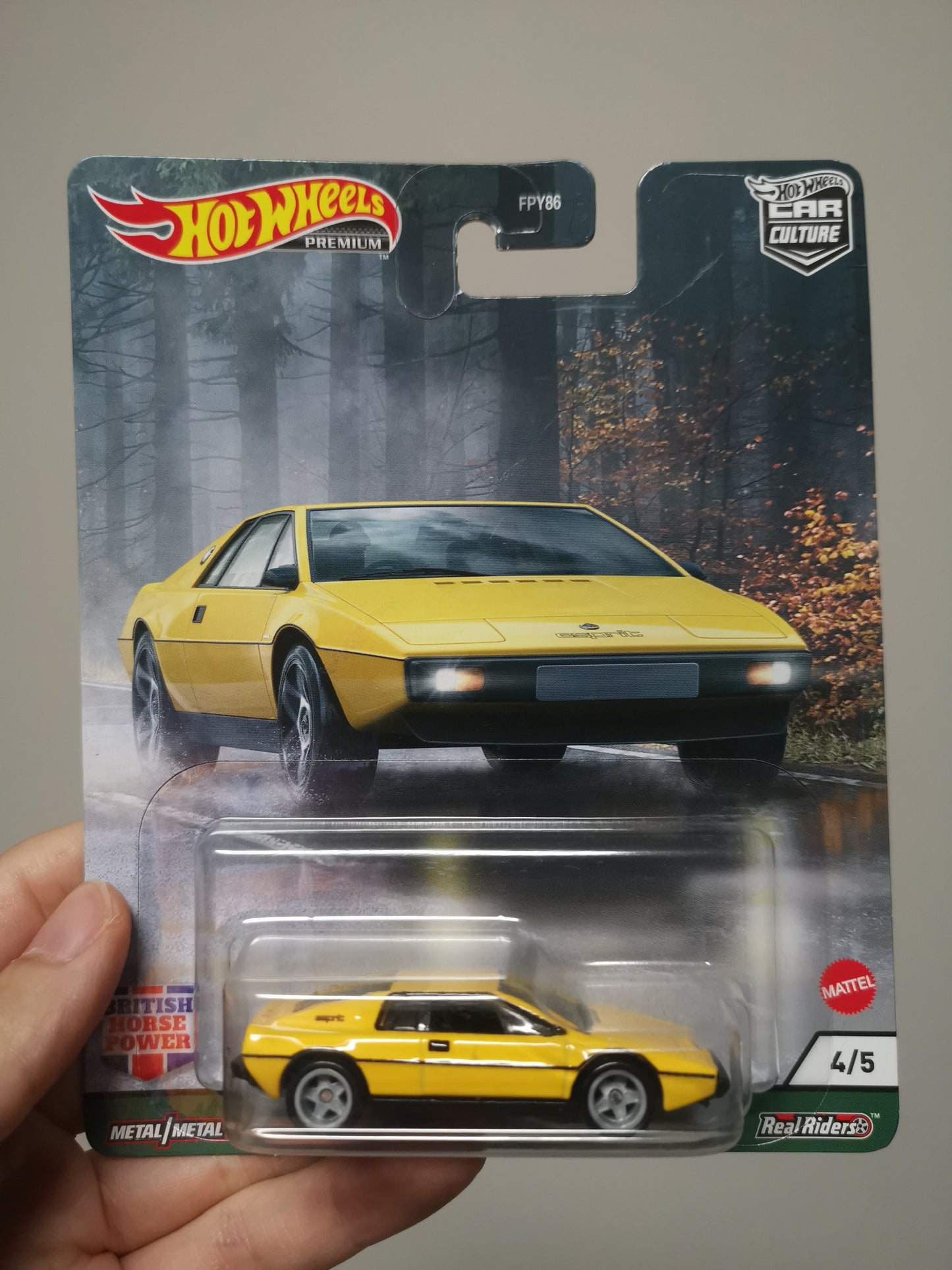 Hot Wheels Premium British Horse Power Lotus Esprit S1p