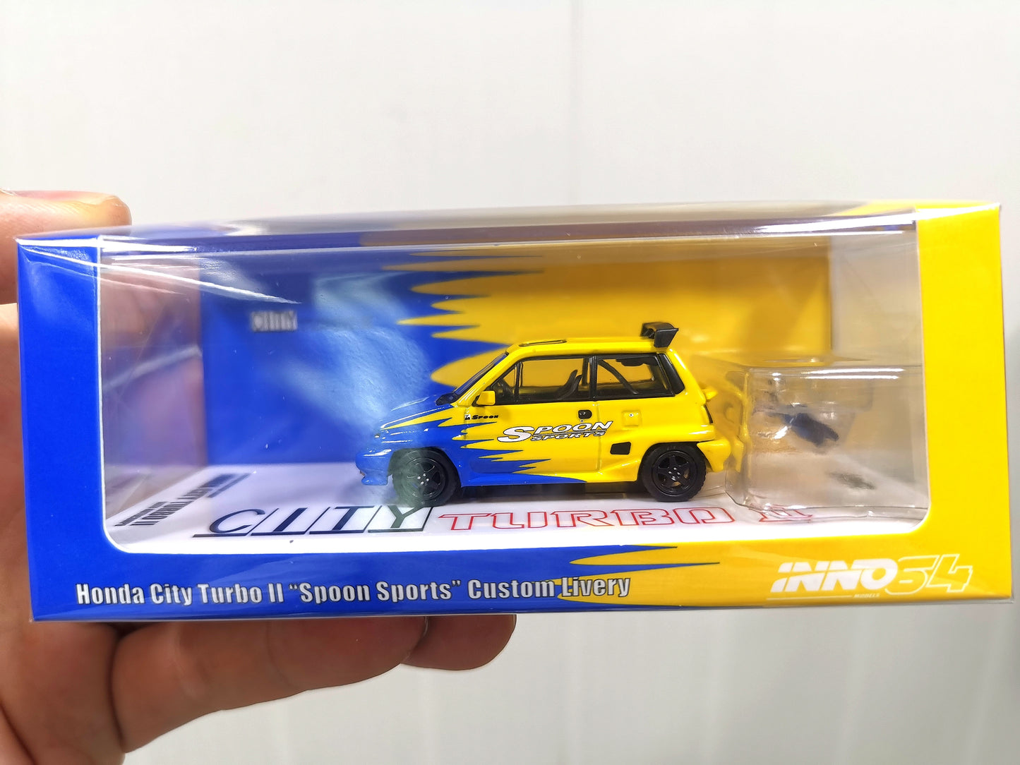 INNO64 1/64 HONDA CITY TURBO II Spoon MOTOCOMPO #95