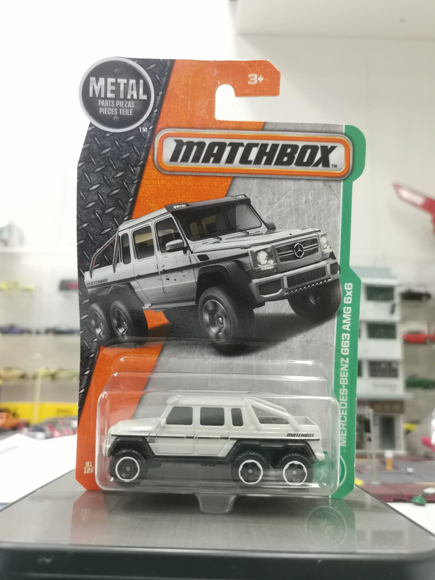 Matchbox Mercedes-Benz G63 AMG 6x6 Scale 1:64 Long Card