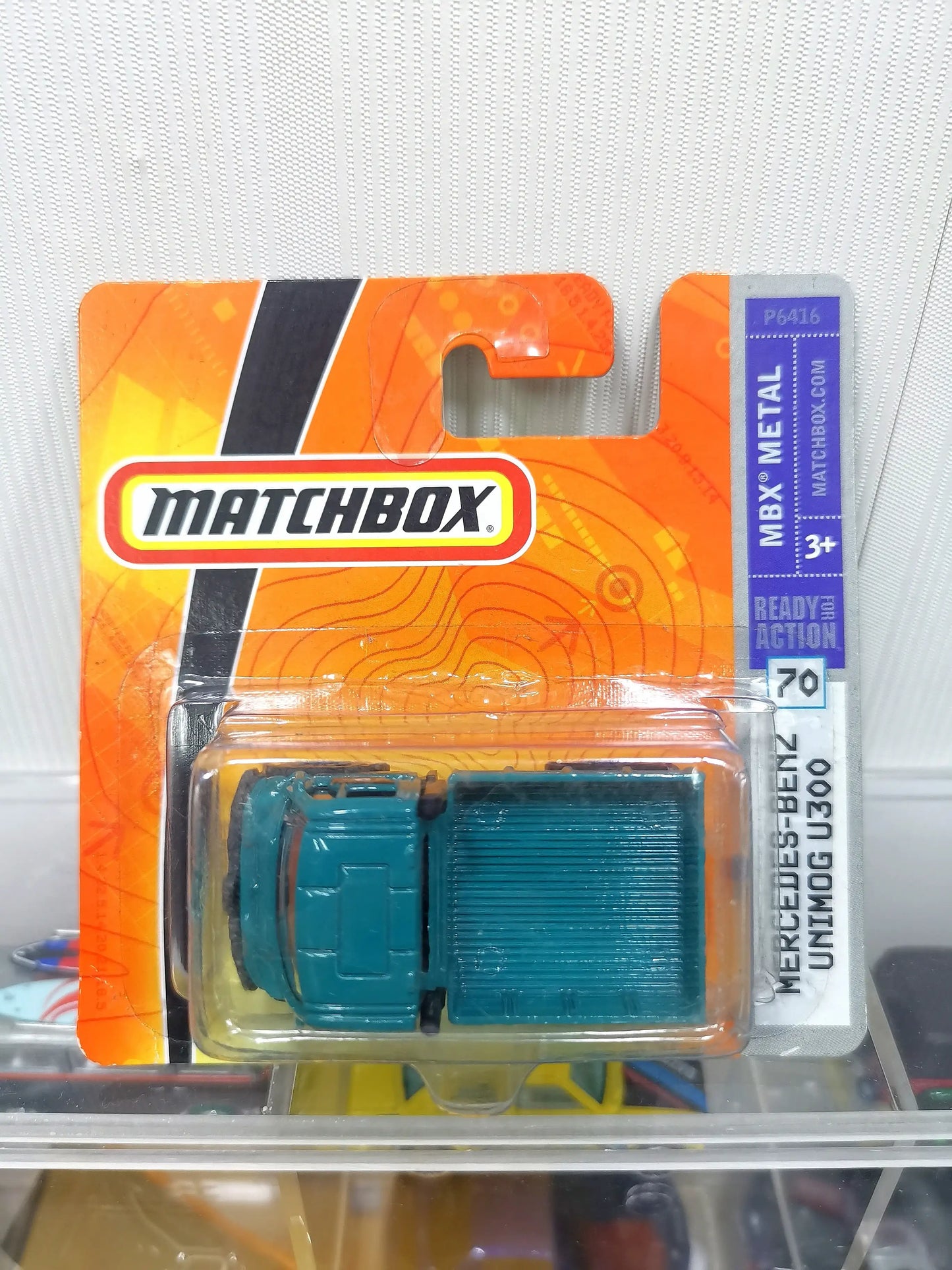 Matchbox Mercedes-Benz Unimog U300 Blister Damaged