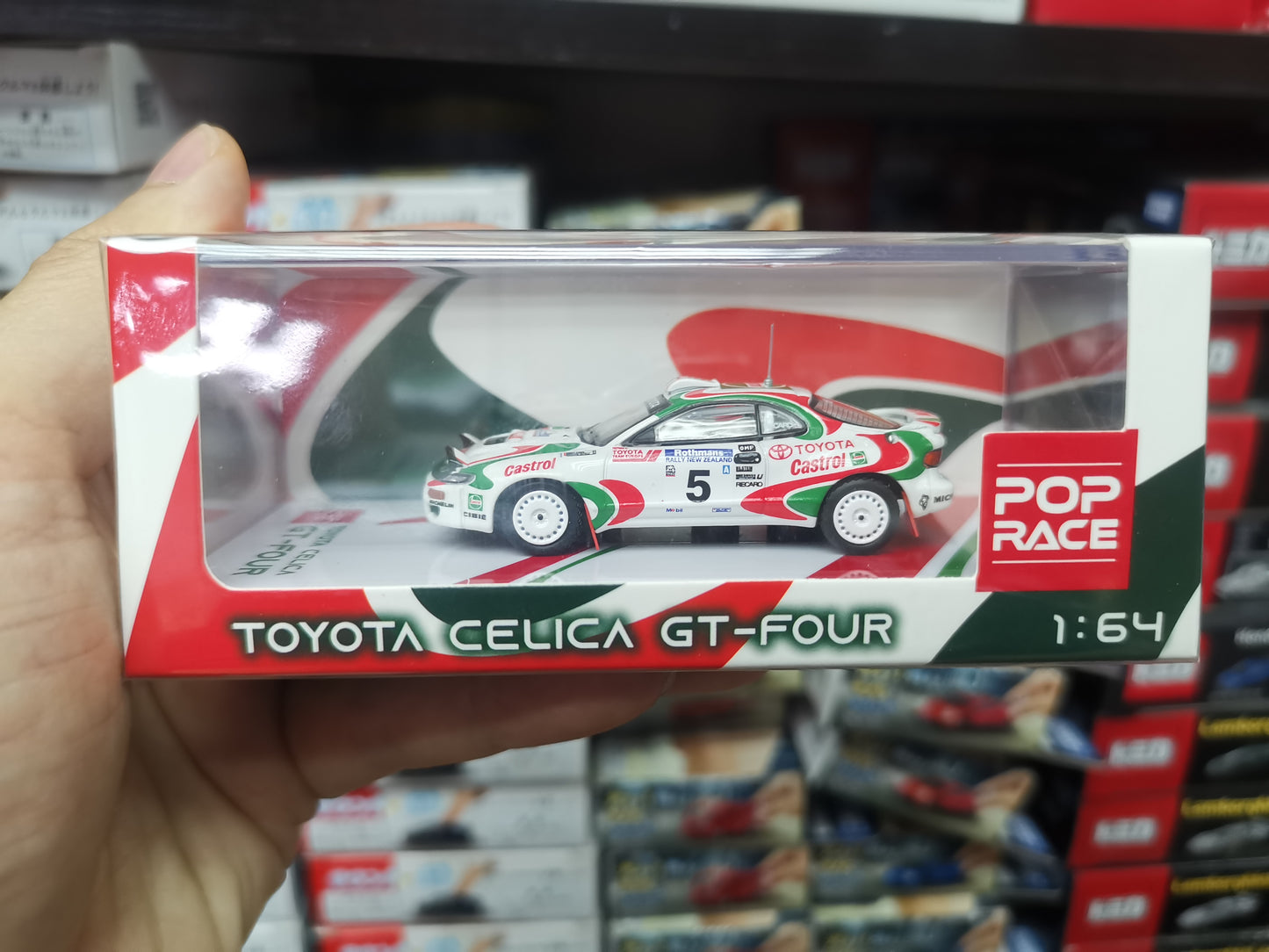 Pop Race 1/64 Toyota Celica - Rally New Zealand 1994 #5 Pop Race