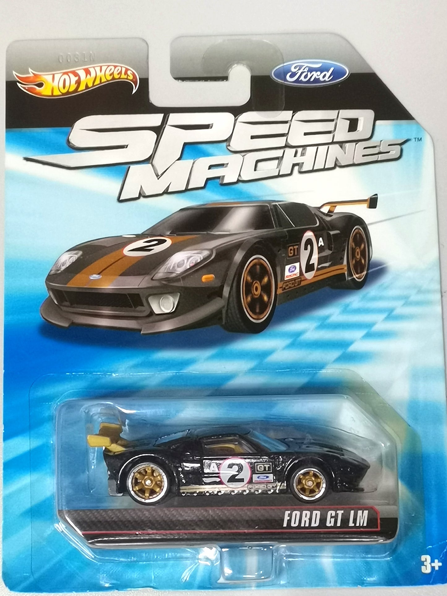 Hot Wheels Speed Machines Ford GT LM 6 spokes