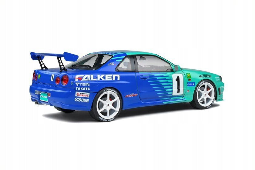 Solido 1:18 NISSAN SKYLINE GT-R (R34) – Falken LIVERY – 1999