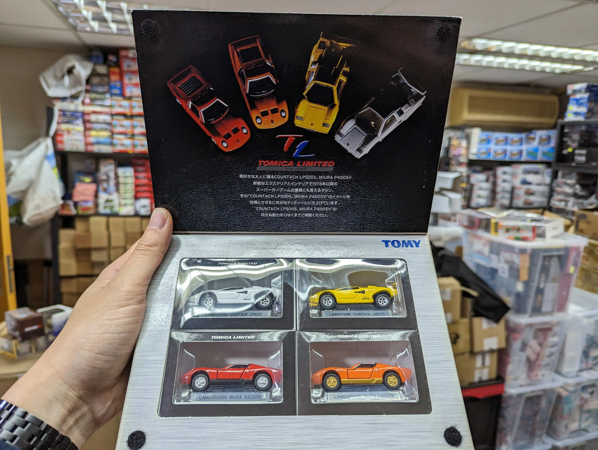 Tomica Limited Lamborghini Countach LP500s / Miura P400SV Set of 4