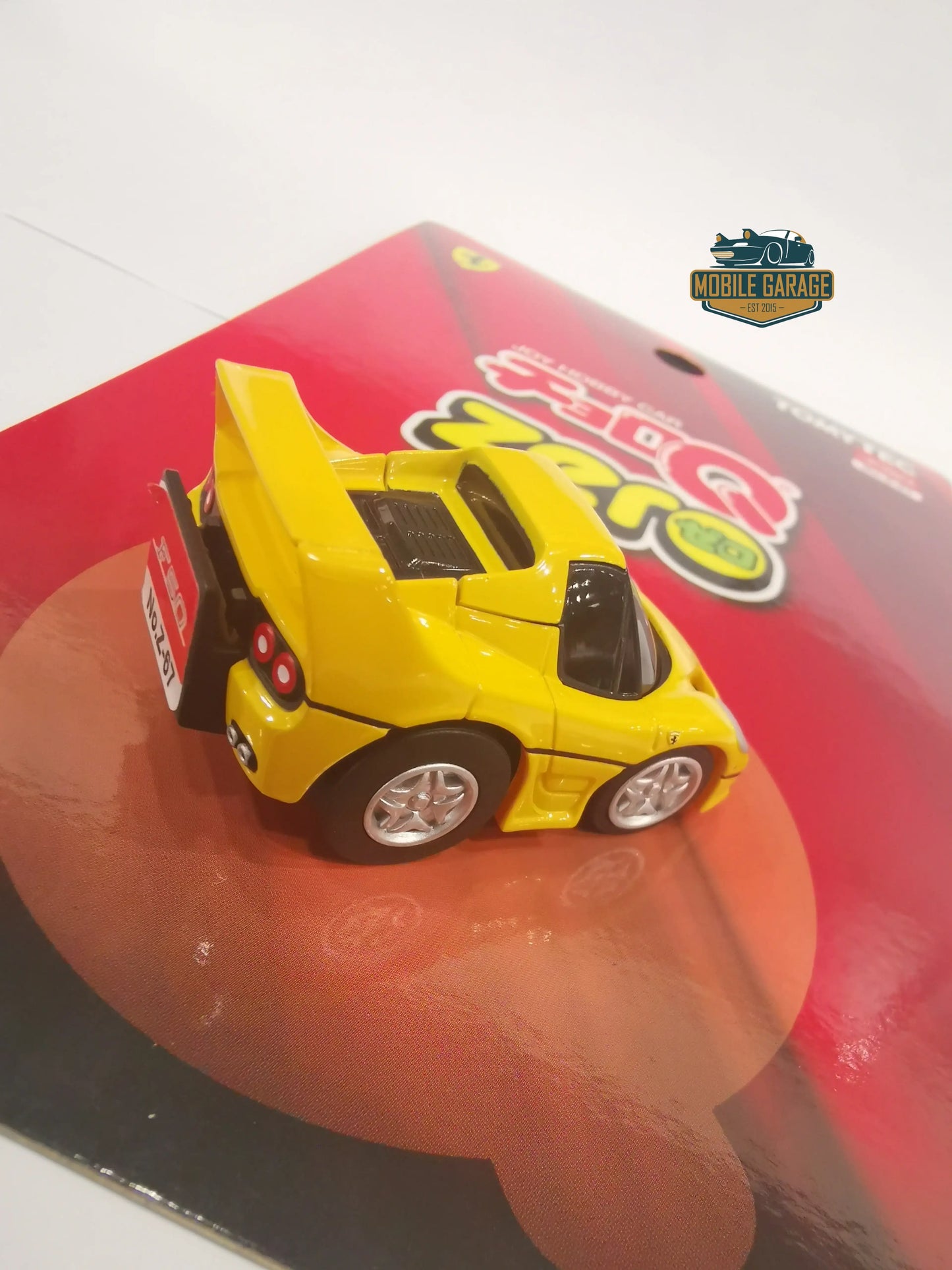 Tomytec Choro Q zero Z-67b Ferrari F50 (Yellow)-Tomytec-ChoroQ Zero-Mobile Garage HK