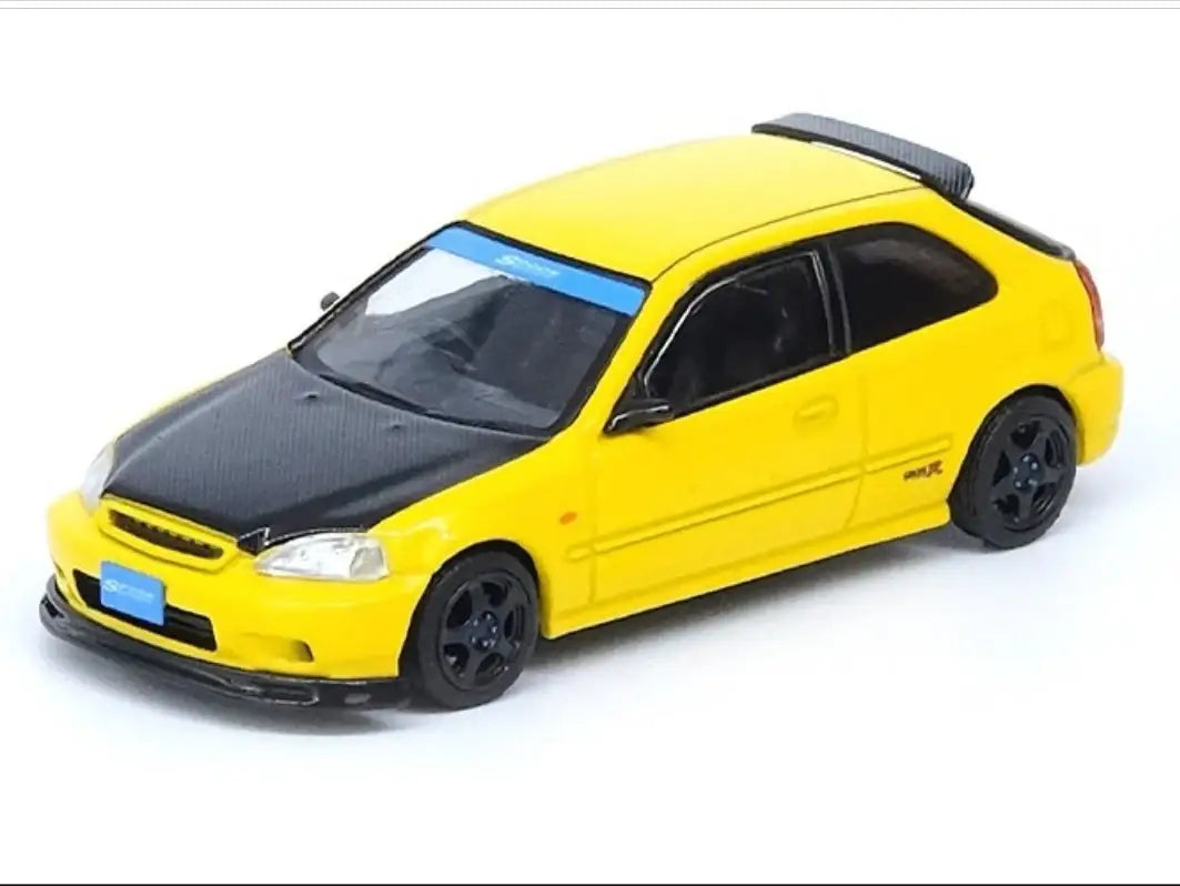 INNO64 1/64 HONDA CIVIC Type-R EK9 Yellow Tuned by Spoon Sports