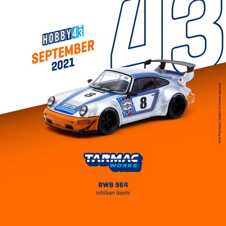 Tarmac Works 1:43 SCALE
RWB 964 Ichiban Boshi