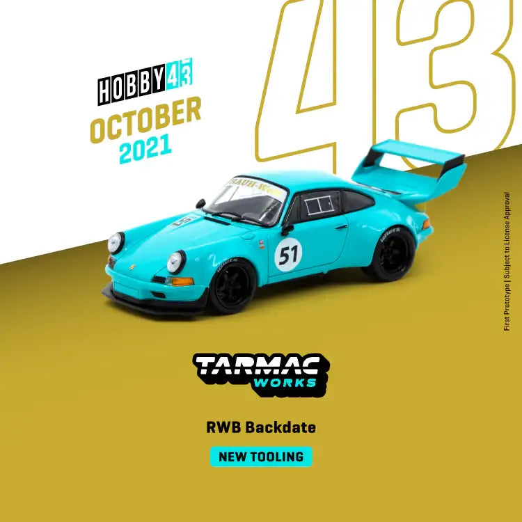 Tarmac Works 1:43 SCALE RWB 964 Backdate