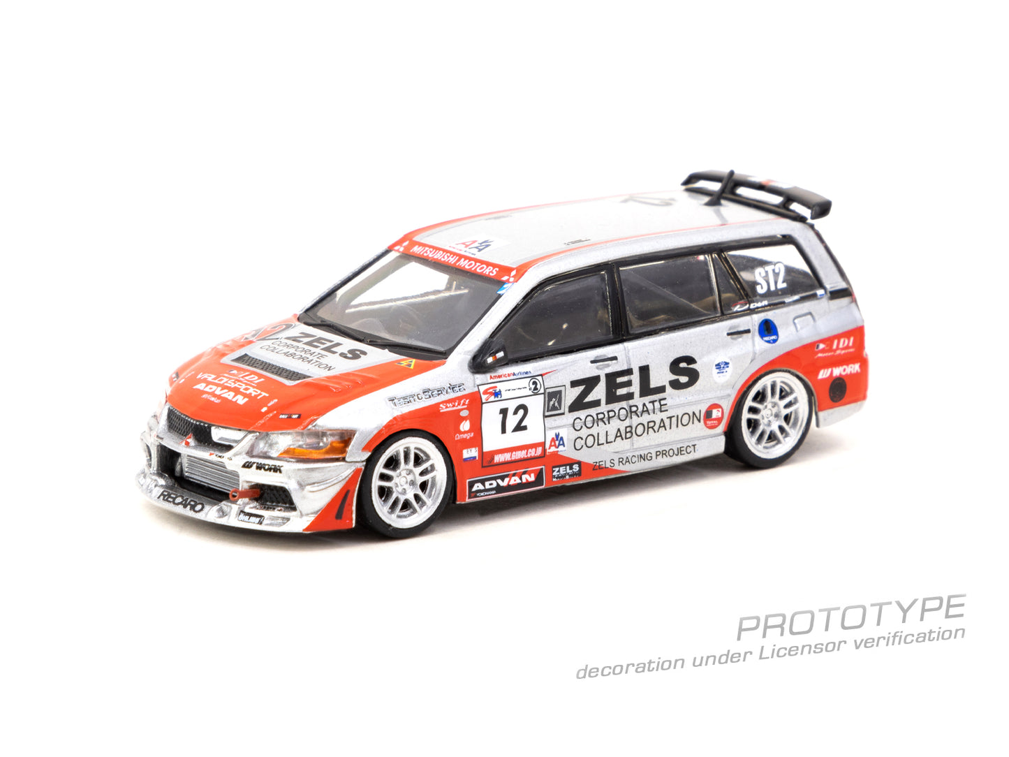 Tarmac Works 1:64 Mitsubishi Lancer Evolution Wagon Super Taikyu Series 2007 西村元気 / 菊地靖