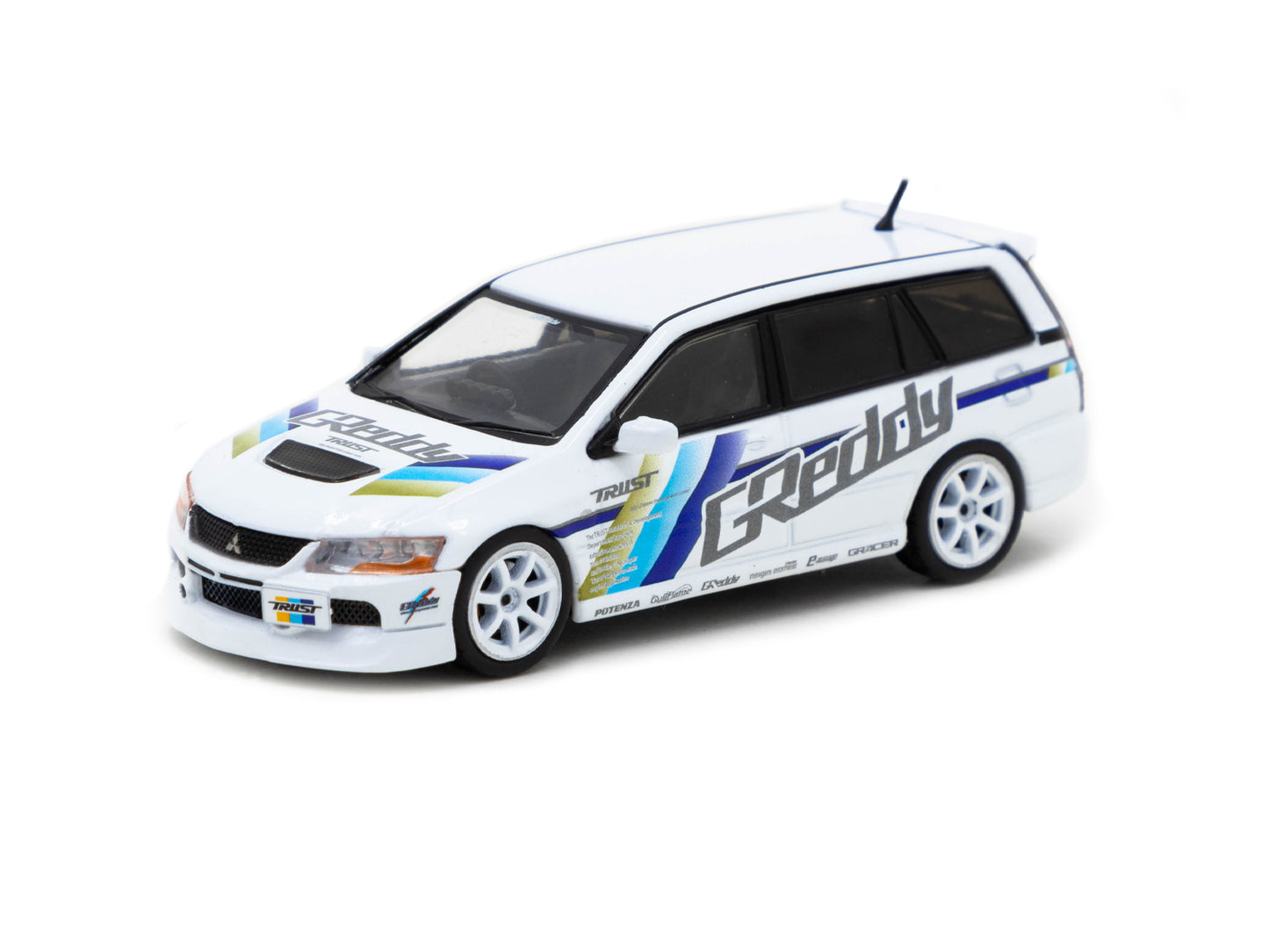Tarmac Works 2021 Tokyo Auto Salon Exclusive Mitsubishi Lancer Evolution Wagon Greddy