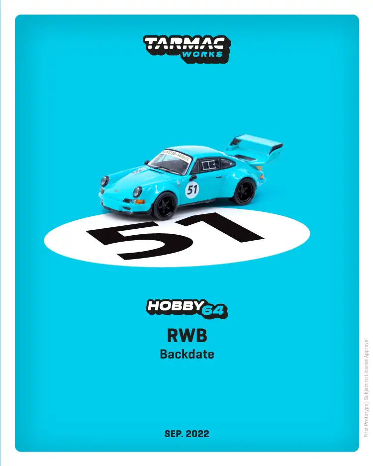Tarmac Works 1:64 SCALE RWB 964 Backdate