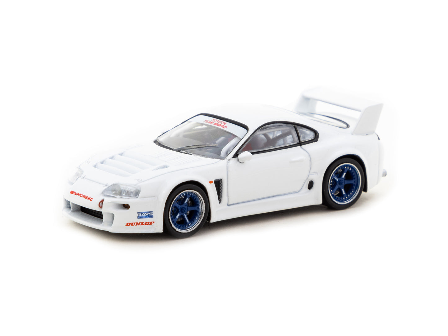 Tarmac Works 1:64 Scale Toyota Supra GT test Car Hong Kong Exclusive (White)
