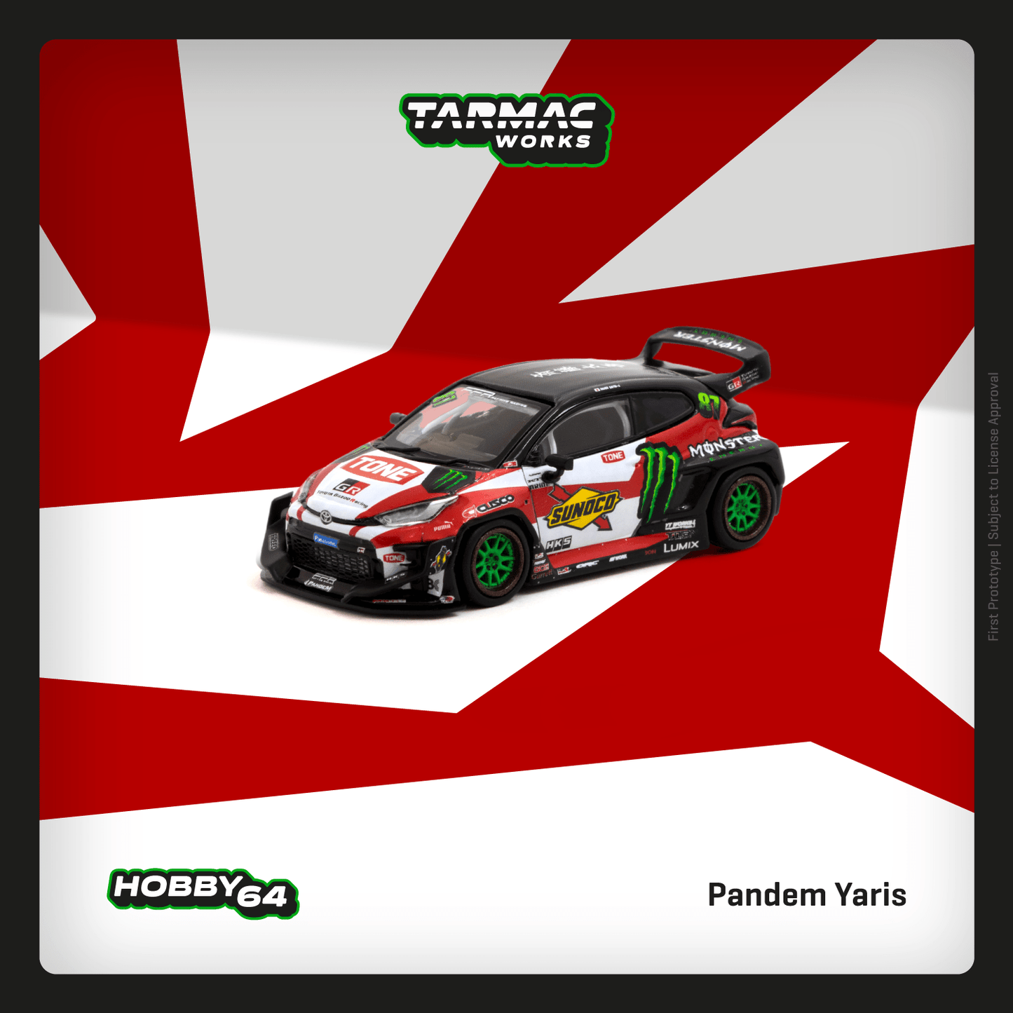 Tarmac Works 1:64 Pandem Toyota Yaris Drift