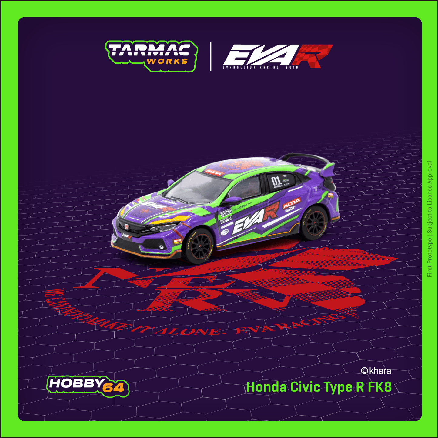 Tarmac Works Honda Civic Type R FK8 EVA Racing