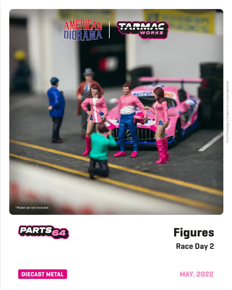 American Diorama 1:64 Figure Set - Race Day 2