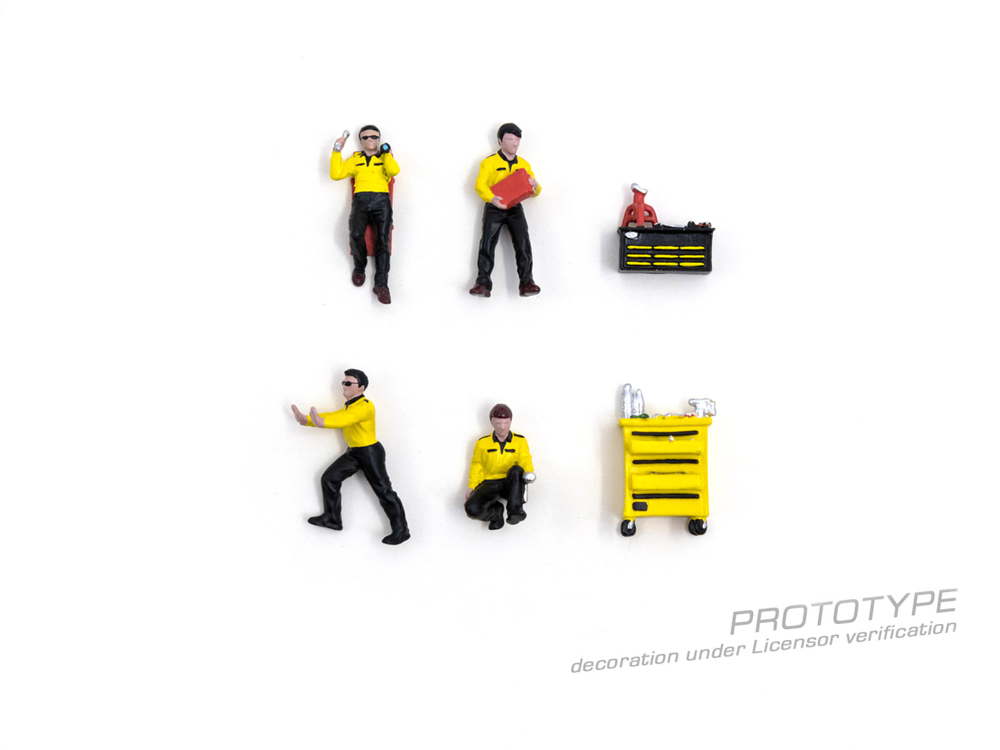 American Diorama 1:64 Figure Set - Mechanic III Set Mooneyes American Diorama