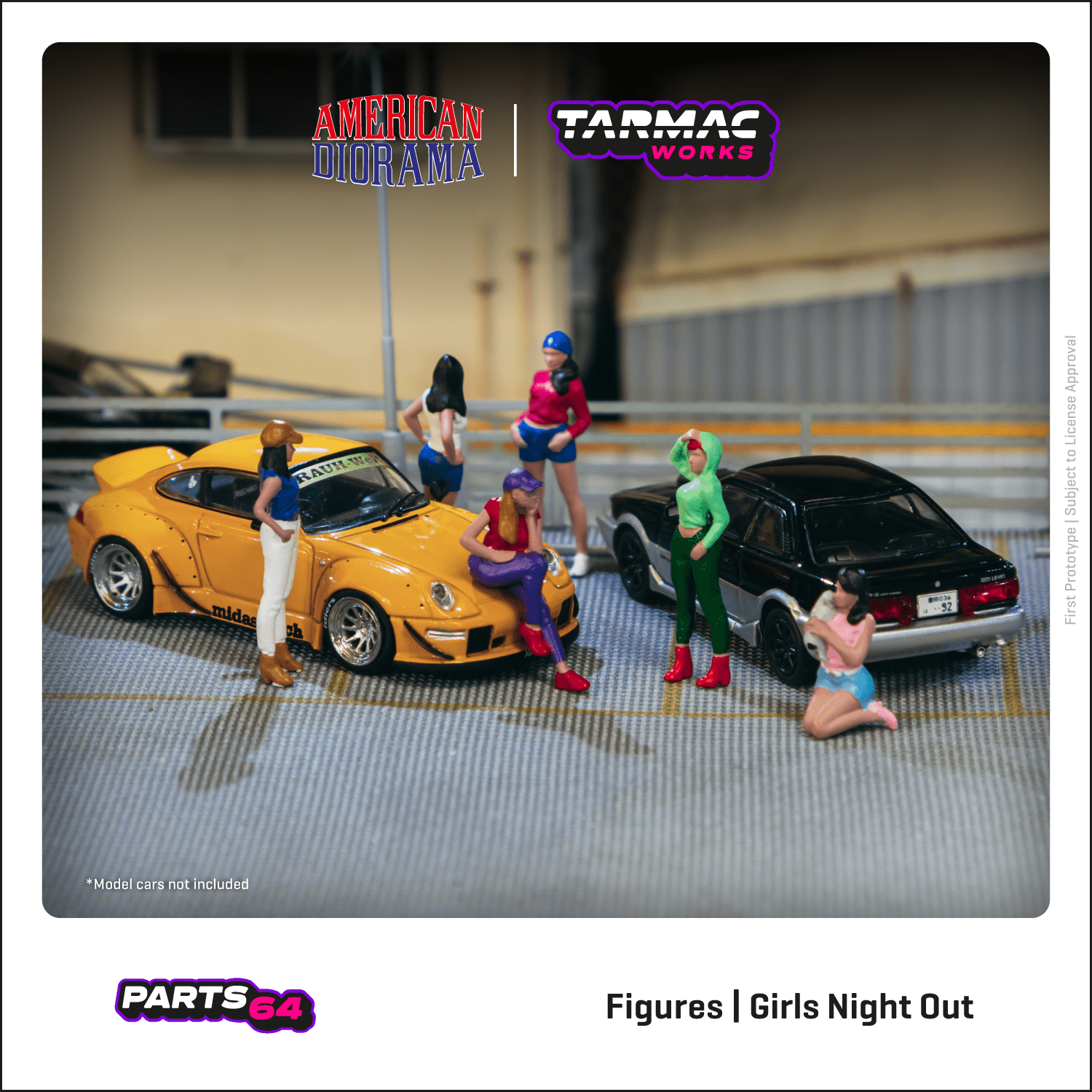 American Diorama 1:64 Figure Set - Girls Night Out – Mobile Garage HK