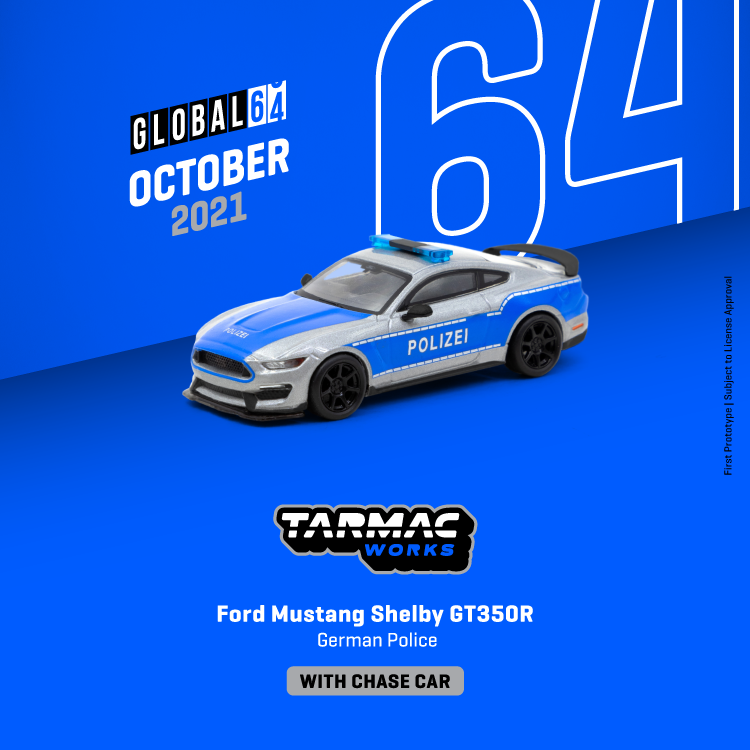 Tarmac Works Ford Mustang GT350R German Police