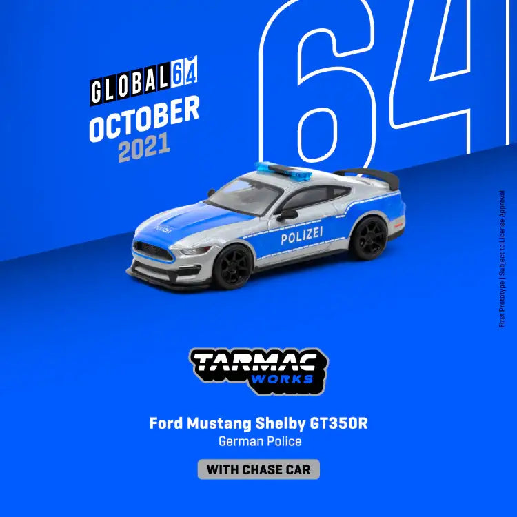 Tarmac Works Ford Mustang GT350R German Police
