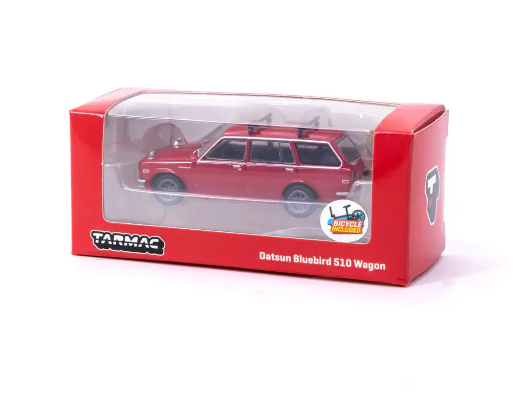 Tarmac Works Datsun Blue Bird 510 Wagon Red
