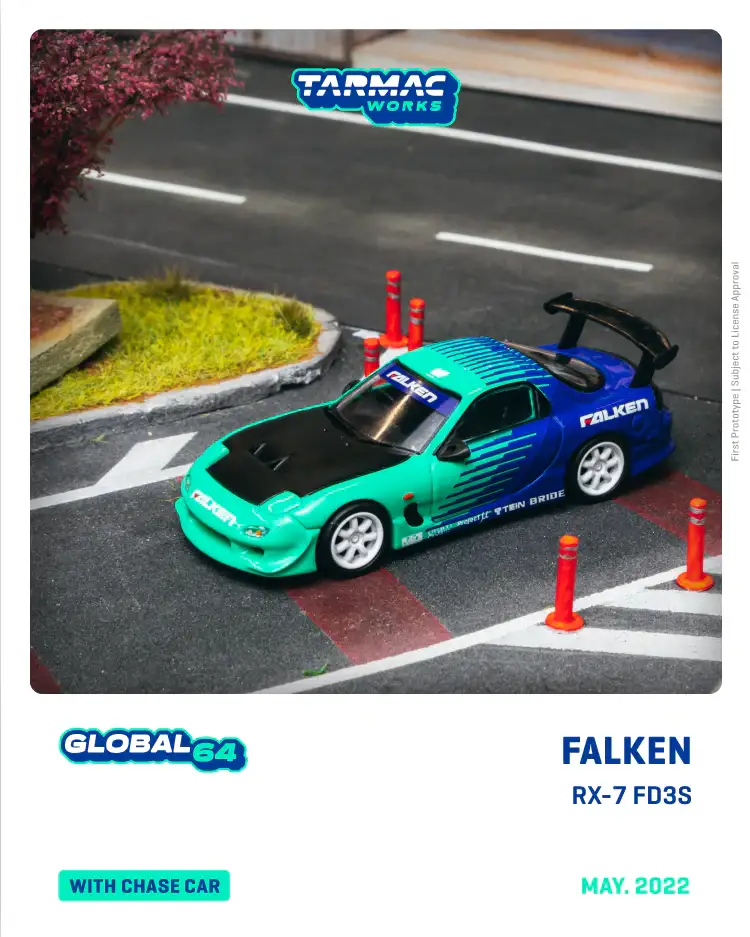 Tarmac Works Mazda RX-7 (FD3S) FALKEN