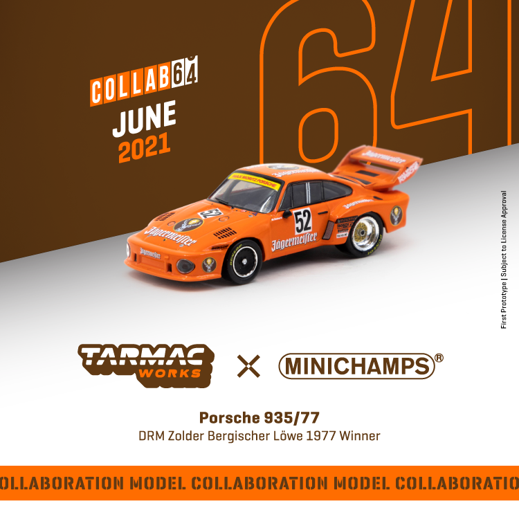 Tarmac Works x Minichamps Porsche 935/77
DRM Zolder Bergischer Löwe 1977 #52 Winner
