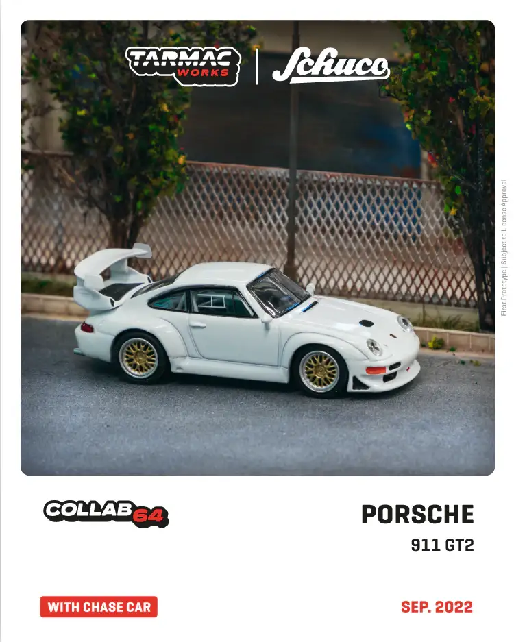 Tarmac Works X Schuco Porsche 911 GT2