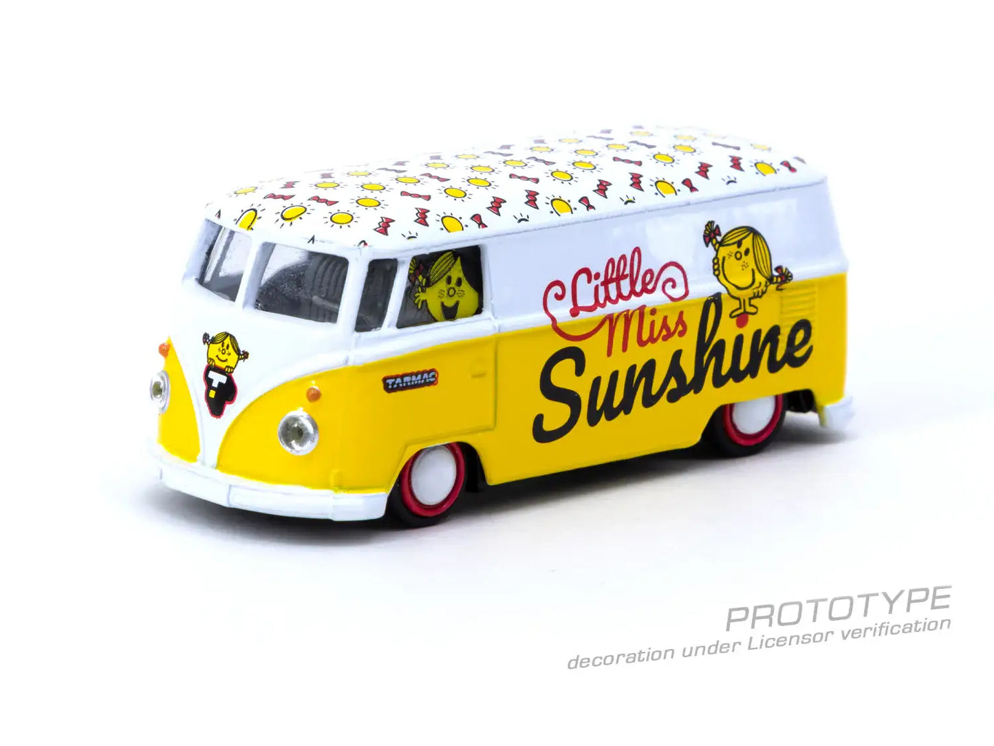 Tarmac Works VW Type II (T1) Panel Van, Mr. Men Little Miss, Little Miss Sunshine