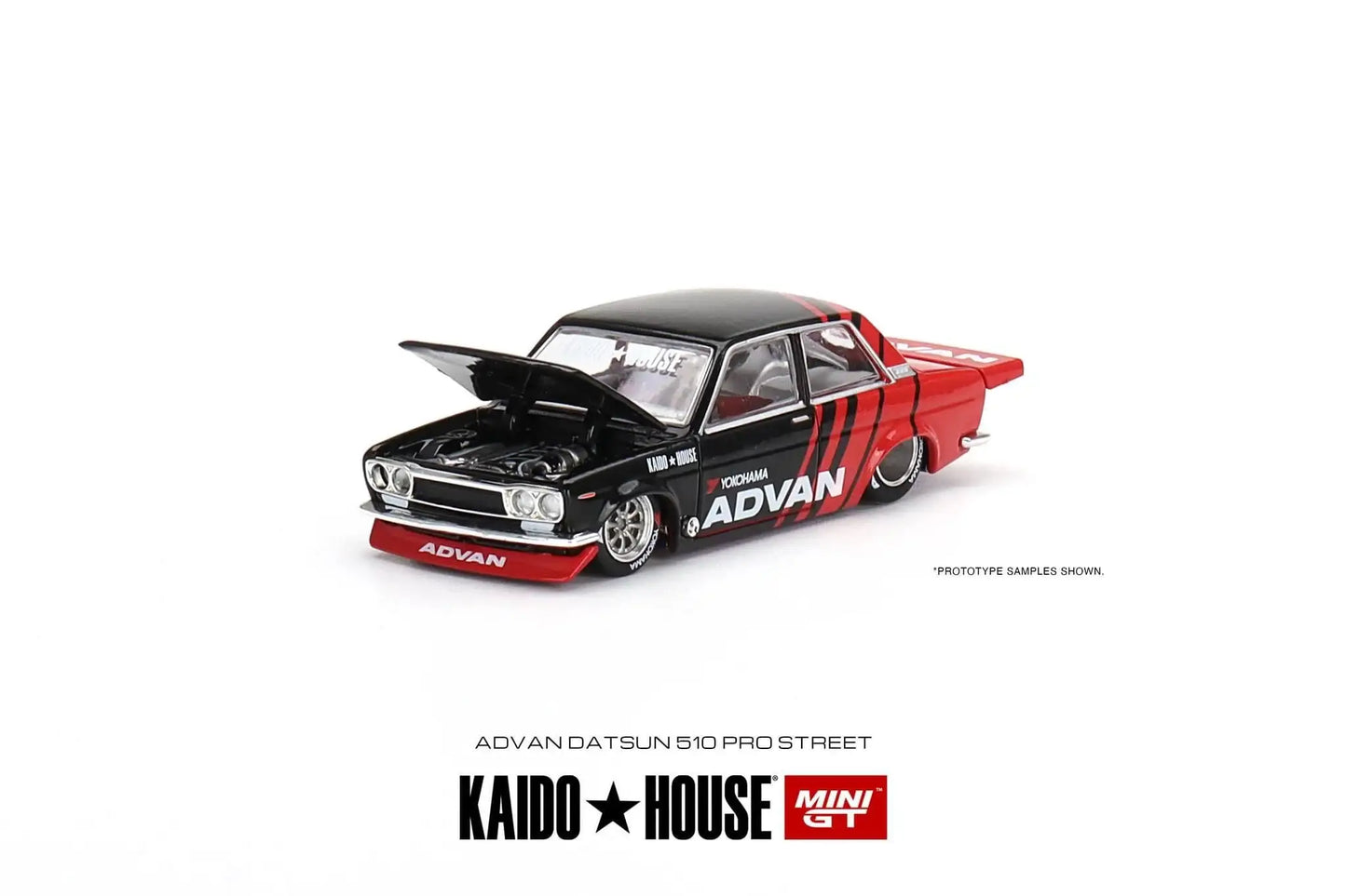 Mini GT Mini GT x Kaido House 1:64 Datsun 510 Pro Street / Wagon Advan Normal Ver. / Chase Ver.b #33