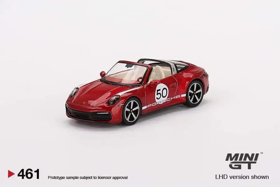 Mini GT Mini GT #461 1/64 Porsche 911 Targa 4s Heritage Design Edition Cherry Red
