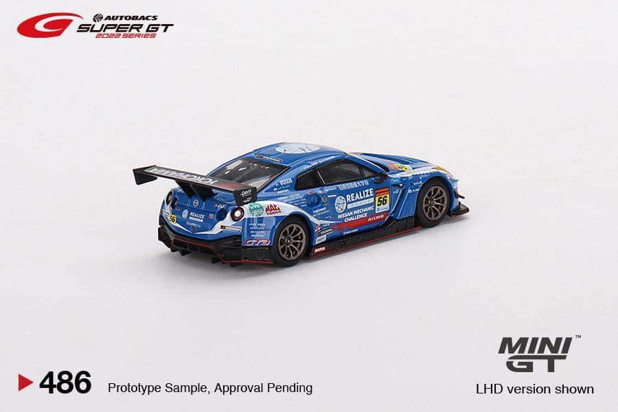 Mini GT MINI GT #486 Japan Exclusive Autobacs Super GT 2022 Series Nissan GT-R R35