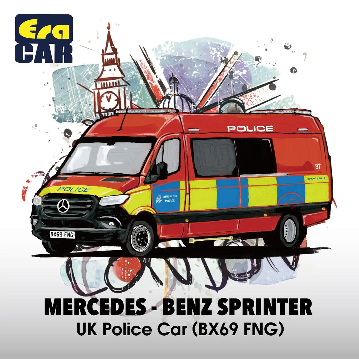 Era Car Era Car #52 Mercedes-Benz Sprinter UK Police Car (BX19 GXG)