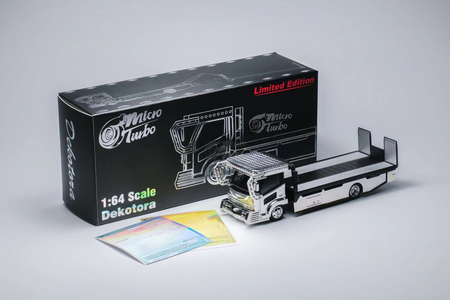 Micro Turbo 1/64 Dekotora 暴走 Flatbed Tow Truck
