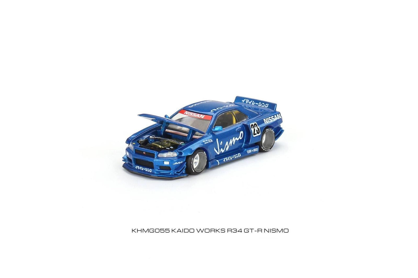 Mini GT x Kaido House #55 1:64 Nissan Skyline GT-R R34 Kaido Works V3 Nismo