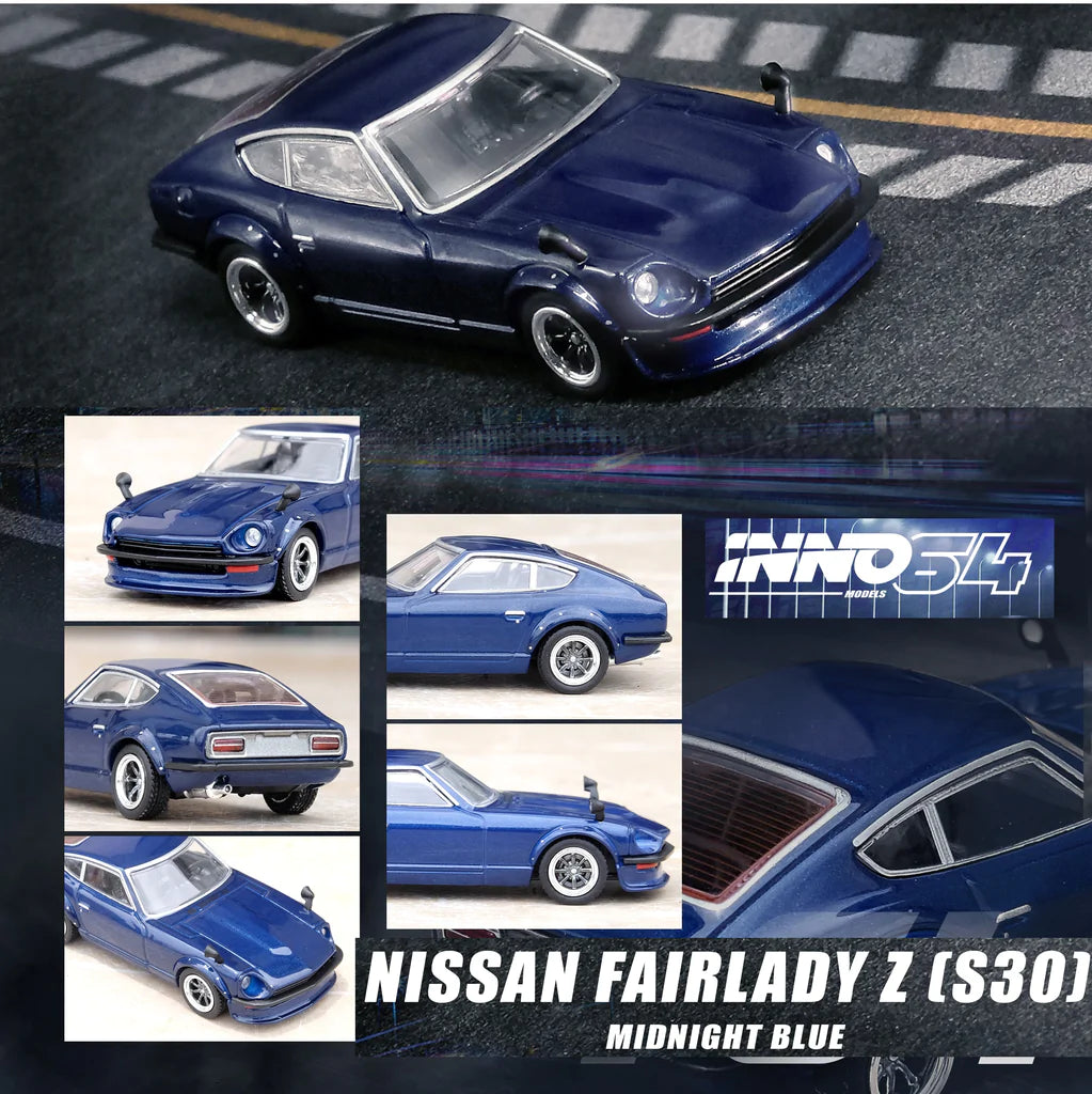 Inno64 1:64 NISSAN FAIRLADY Z (S30) Dark Blue Metallic Inno64