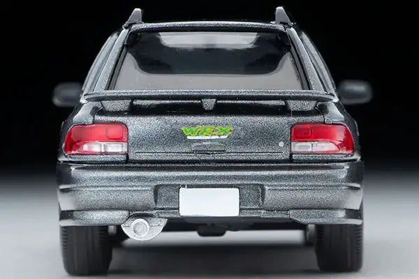Detailed view of the front grille of Tomica Limited Vintage Neo Subaru Impreza WRX STi.
