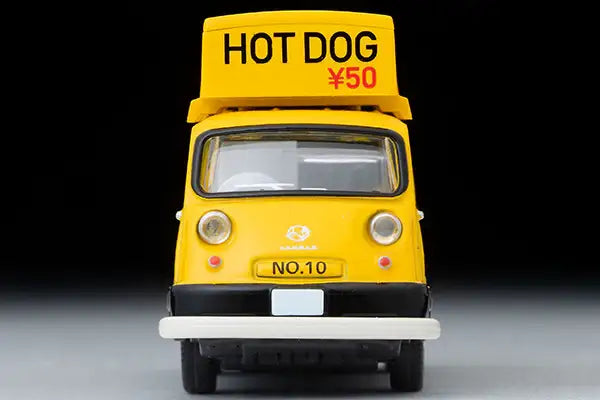 Tomica Limited Vintage LV-201a Subaru Sambar Light Van Hot Dog Shop (Yellow / Black) with Figure
