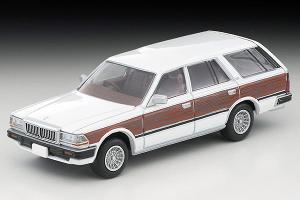 Tomica Limited Vintage Neo LV-N209c Nissan Cedric V20E GL Custom Specification (White / Wood Grain) Takara Tomy