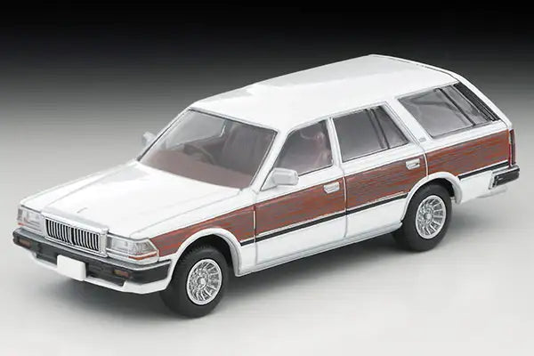 Tomica Limited Vintage Neo LV-N209c Nissan Cedric V20E GL Custom Specification (White / Wood Grain)