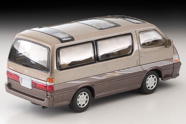 Tomica Limited Vintage Neo LV-N216c Toyota Hiace Wagon Super Custom Limited (Beige / Brown)