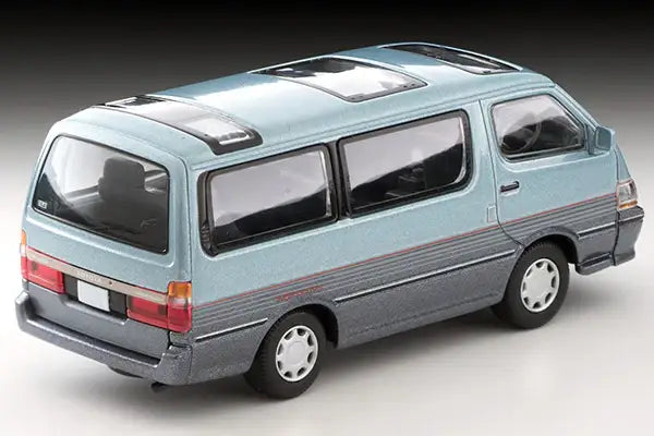 Tomica Limited Vintage Neo LV-N208c Toyota Hiace Wagon Super Custom (light blue / navy blue)
