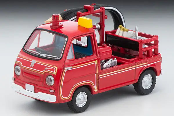 Tomica Limited Vintage LV-68c Subaru Sambar pump fire engine (with figure)