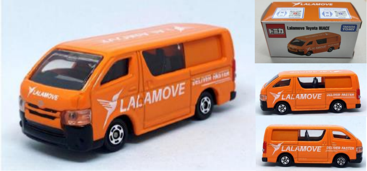 Tomica Hong Kong Exclusive Lalamove Toyota Hiace Mobile Garage HK