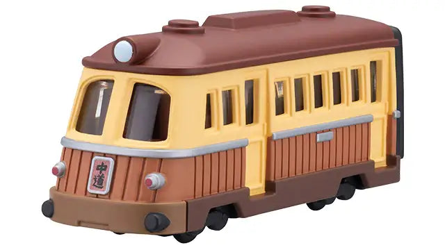 2023 Dream Tomica Studio Ghibli Electric Rwy. showcasing the train and characters from Spirited Away.