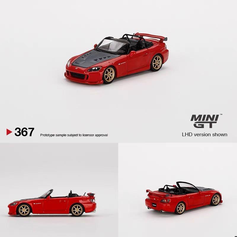MINI GT #367 Honda S2000 (AP2) Mugen New Formula Red