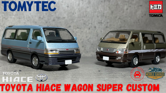 TomyTec Tomica Limited Vintage Neo Toyota HIACE WAGON SUPER CUSTOM LV-N208c LV-N216c 90 年代貨Van