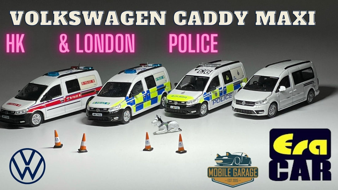 Chan's Garage-Mobile Garage HK-ChanCalvin-1/64-1:64 diecast-caddy maxi-Era car-Police-volkswagen-警車